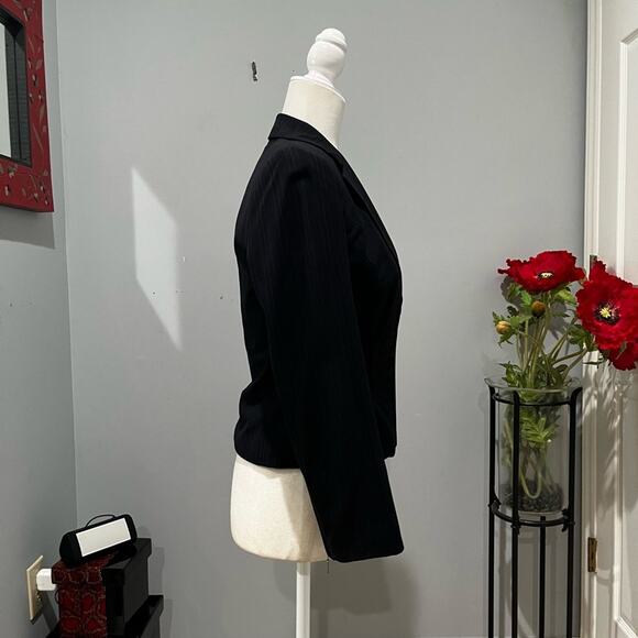 NEW Banana Republic Wool Pinstripe Structured Hourglass Classic Blazer Jacket 2 - Picture 4 of 14